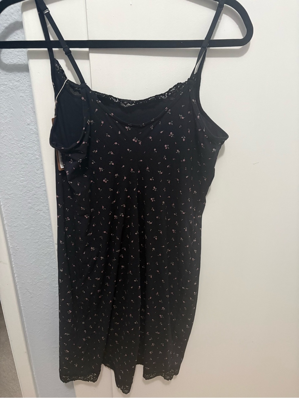 NWT RARE SKIMS Fits Everybody Slip Dress in Onyx Rosebud size 2X! - Picture 3 of 6